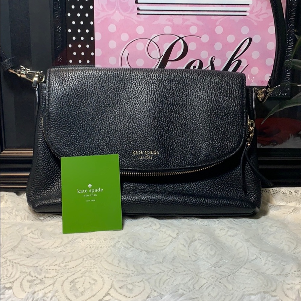 Kate Spade crossbody purse Jackson pebbled leather - Picture 6 of 8